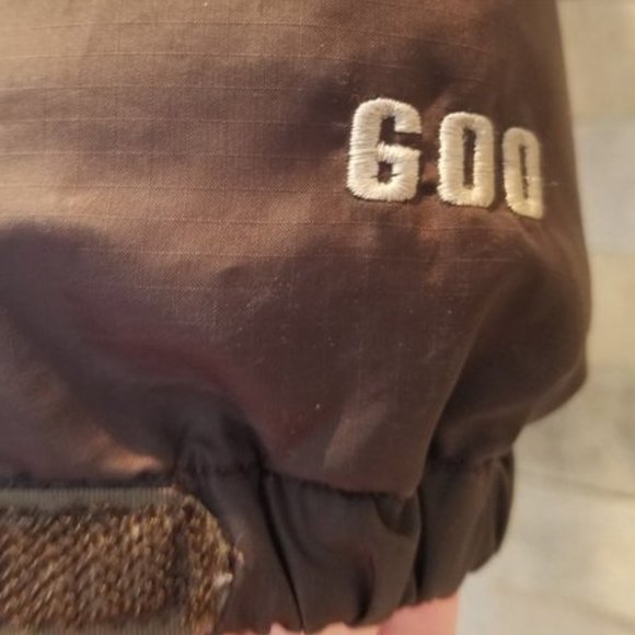 The North Face Womens XS Brown Nuptse Jacket Coat Goose Down Winter Puffer - Picture 3 of 3